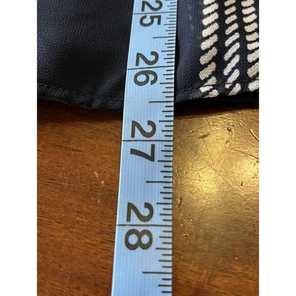 ANNE KLEIN Bilbao Stripe Chiffon Midi Skirt Women’s Sz 4 - Picture 4 of 11